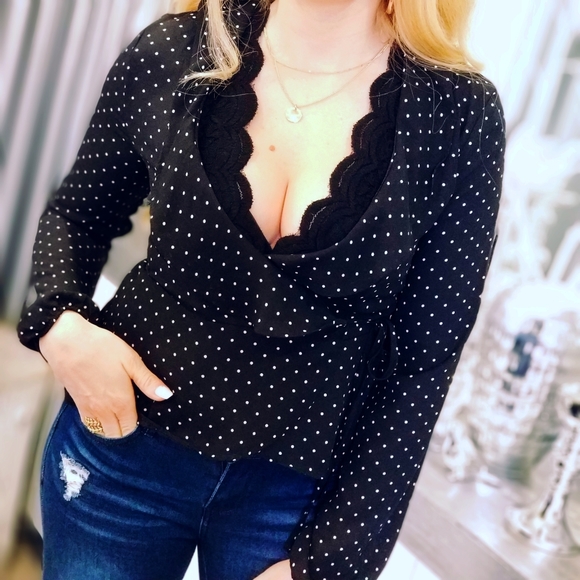 Classic Polka-Dot Blouse - Picture 2 of 6